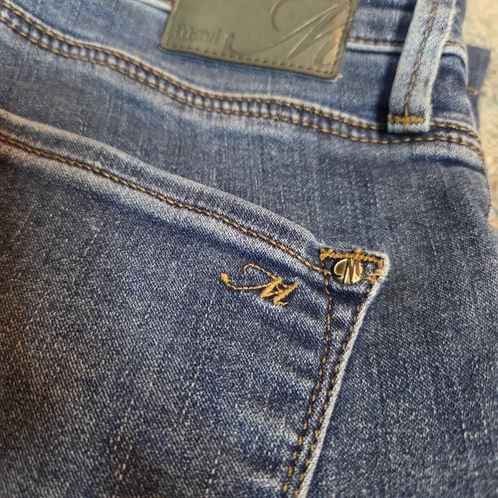 Mavi Jeans Womens 28 Marcia Capri High Rise Cuffed Stretch Blue Denim Cropped - Picture 12 of 13